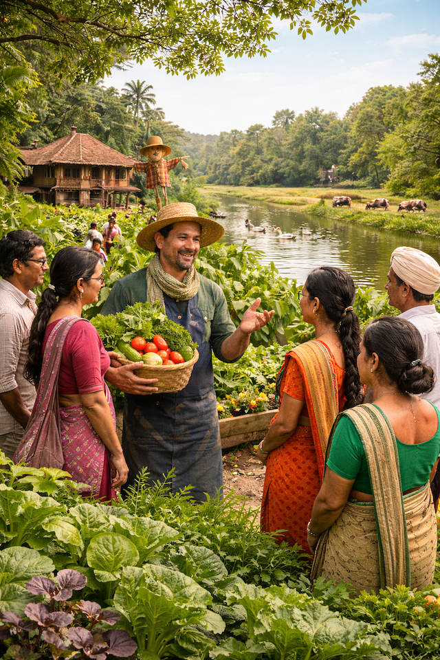 One-day visit to the farms of agricultural achievers